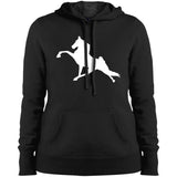 Tennessee Walking Horse Performance (WHITE) LST254 Ladies' Pullover Hooded Sweatshirt