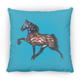 Tennessee Walking Horse Performance All American ZP14 Small Square Pillow