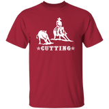 CUTTING STYLE 1 (white) 4HORSE G500 5.3 oz. T-Shirt