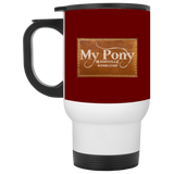 MY PONY NASHVILLE BRAND XP8400W White Travel Mug
