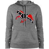 Rebel on the Rail Tennessee Walking Horse Pleasure LST254 Ladies' Pullover Hooded Sweatshirt