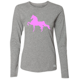 AMERICAN SADDLEBRED PINK 64LTTX Ladies’ Essential Dri-Power Long Sleeve Tee