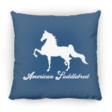 AMERICAN SADDLEBRED (DESIGN 1) WHITE 4HORSE PILLOWS THREE SIZES