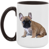 FRENCHIE PUPPY (4) AM15OZ 15oz. Accent Mug