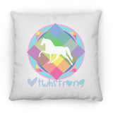 #TWHstrong 3 (Pleasure) ZP14 Small Square Pillow