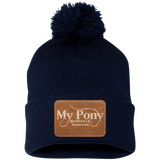 MY PONY NASHVILLE SP15 Pom Pom Knit Cap - Patch