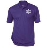 SUGAR CREEK FARM LOGO ST695 Performance Textured Three-Button Polo