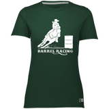 BARREL RACING STYLE 1 (WHITE) 4HORSE 64STTX Ladies’ Essential Dri-Power Tee