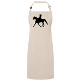 Missouri Fox Trotter Female Rider (black) RP150 Sustainable Unisex Bib Apron