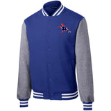Rebel on the Rail Tennessee Walking Horse Performance ST270 Fleece Letterman Jacket