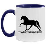 Tennessee Walker (black) 4HORSE AM11OZ 11 oz. Accent Mug