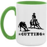 CUTTING STYLE 1 4HORSE AM15OZ 15oz. Accent Mug