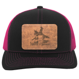 TURNIN AND BURNIN ON LEATHER 104C Trucker Snap Back - Patch