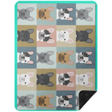 FRENCHIE BLANKET 2 BSHL Premium Black Sherpa Blanket 60x80