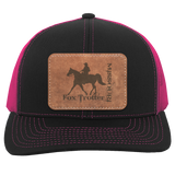 MISSOURI FOX TROTTER ON LEATHER 104C Trucker Snap Back - Patch