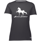 AMERICAN SADDLEBRED (DESIGN 1) WHITE 4HORSE 64STTX Ladies’ Essential Dri-Power Tee