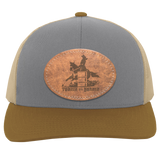 TURNIN AND BURNIN ON LEATHER 104C Trucker Snap Back - Patch