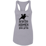 HAPPILY EVER AFTER (TWH Performance) Blk NL1533 Ladies Ideal Racerback Tank