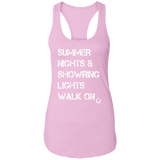 Summer Nights Showring Lights Walk On NL1533 Ladies Ideal Racerback Tank