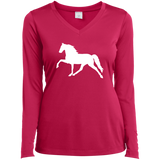 Tennessee Walking Horse (Pleasure) - Copy LST353LS Ladies’ Long Sleeve Performance V-Neck Tee