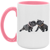 FRENCHIE PUPPY (6) AM15OZ 15oz. Accent Mug