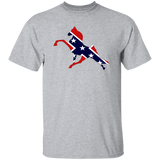 Rebel on the Rail Tennessee Walking Horse Performance G500 5.3 oz. T-Shirt