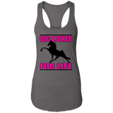 Big Licker for Life Pink NL1533 Ladies Ideal Racerback Tank