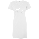 BORN TO WALK 3522 Ladies' V-Neck Fine Jersey Cover-Up