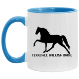 Tennessee Walker (black) 4HORSE AM11OZ 11 oz. Accent Mug