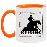 REINING STYLE 1 4HORSE AM11OZ 11 oz. Accent Mug