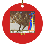 WGC EBONYS MOUNTAIN MAN SUBORNC Circle Ornament