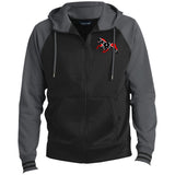 Rebel on the Rail Tennessee Walking Horse Pleasure ST236 Men's Sport-Wick® Full-Zip Hooded Jacket