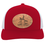 TURNIN AND BURNIN ON LEATHER 104C Trucker Snap Back - Patch