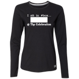 I SIT IN CELEBRATION BOX NUMBER (WHITE) 64LTTX Ladies’ Essential Dri-Power Long Sleeve Tee