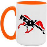 Rebel on the Rail Tennessee Walking Horse Pleasure AM15OZ 15oz. Accent Mug