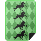 TWH PERFORMANCE ARGLE BLANKET BSHL Premium Black Sherpa Blanket 60x80