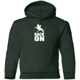 RACK ON RACKING (WHITE ART) G185B Youth Pullover Hoodie