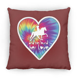 SHE FOUND HER LOVE TWH PLEASURE HEART ZP14 Small Square Pillow