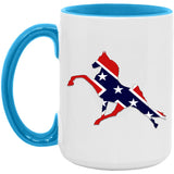 Rebel on the Rail Tennessee Walking Horse Performance AM15OZ 15oz. Accent Mug