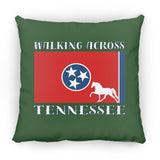 Walking Across Tennessee (Pleasure) ZP14 Small Square Pillow