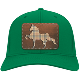 AMERICAN SADDLEBRED LEATHER PATCH (BURBURY) CP80 Twill Cap - Patch