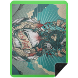 VINTAGE TAT 2 BSHL Premium Black Sherpa Blanket 60x80