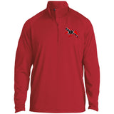 Rebel on the Rail Tennessee Walking Horse Pleasure ST850 1/2 Zip Raglan Performance Pullover