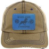 WALKIN ACROSS TENNESSEE TWH 6990 Distressed Unstructured Trucker Cap - Patch