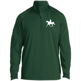 Missouri Fox Trotter WITH MALE RIDER WHITE ST850 1/2 Zip Raglan Performance Pullover