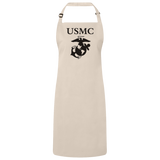 12969369602040866864usmc logo - Copy RP150 Sustainable Unisex Bib Apron
