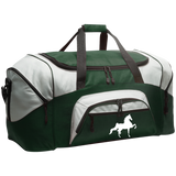 american saddlebred white 5232023 BG99 Colorblock Sport Duffel