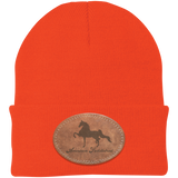AMERICAN SADDLEBRED ON LEATHER CP90 Knit Cap - Patch