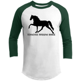 Tennessee Walker (black) 4HORSE T200 3/4 Raglan Sleeve Shirt