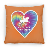 SHE FOUND HER LOVE TWH PLEASURE HEART ZP14 Small Square Pillow